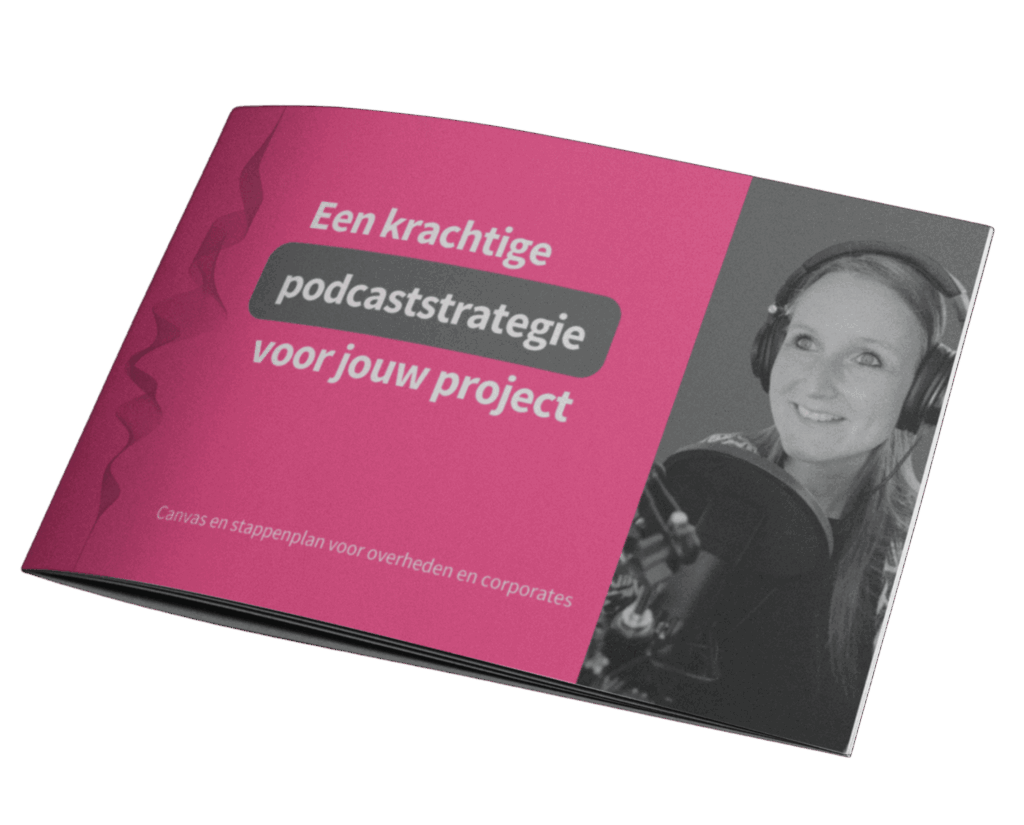 canvas en stappenplan voor het maken van een krachtige podcaststrategie